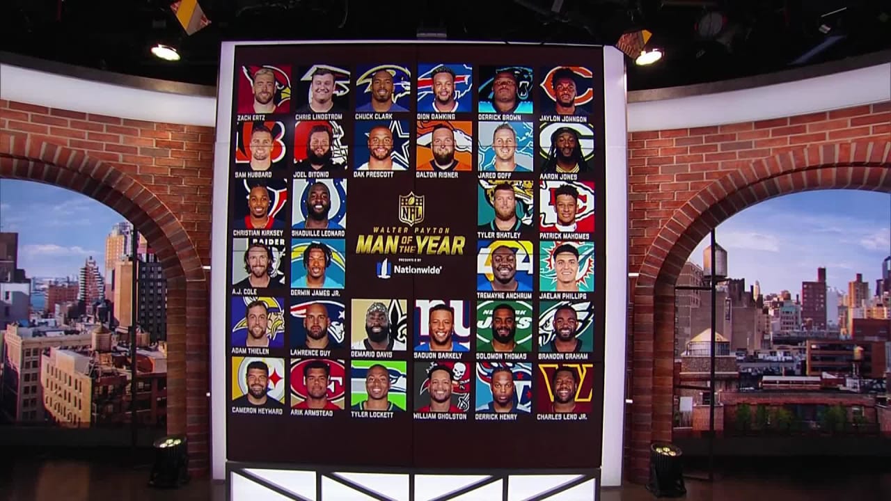 Walter Payton Man Of The Year 2025 Nominees