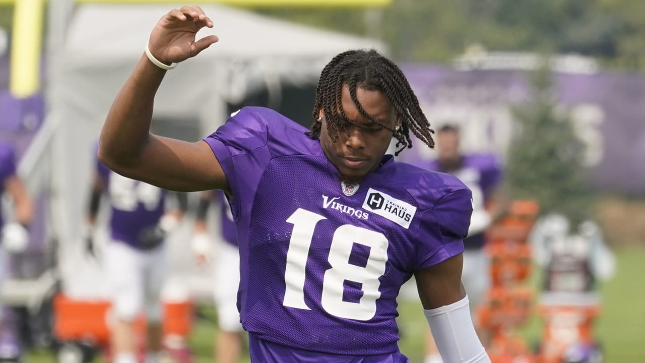 Vikings Wr Justin Jefferson Suffers Ac Joint Sprain In Practice