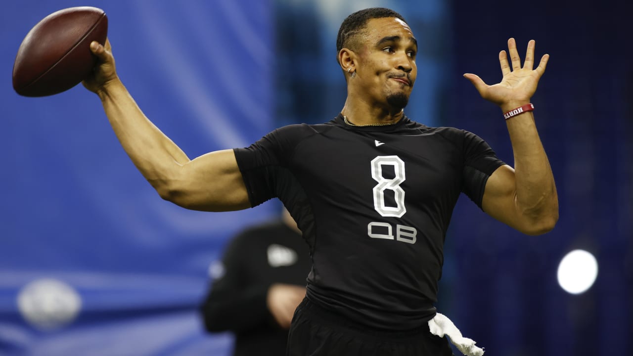 Jalen Hurts' 2020 NFL Scouting Combine workout