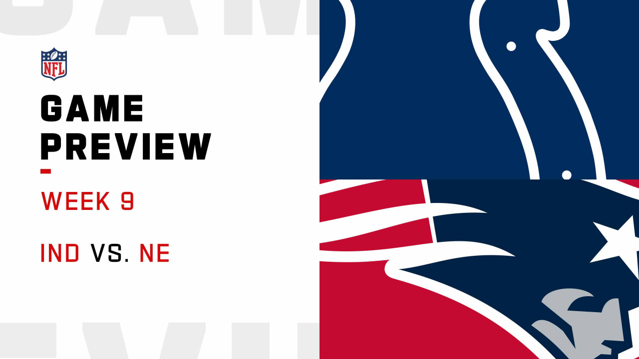 Game Preview: Colts vs. Patriots, Week 9