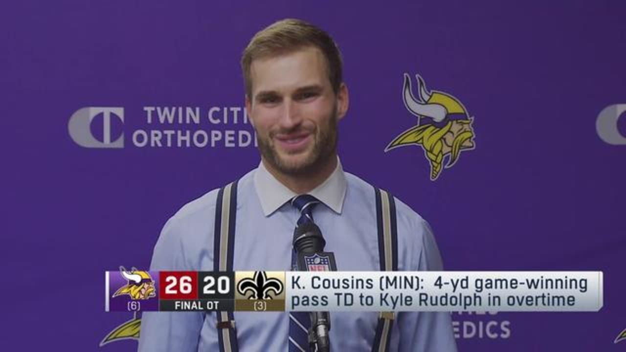 Kirk Cousins describes his 'journey' to first playoff win