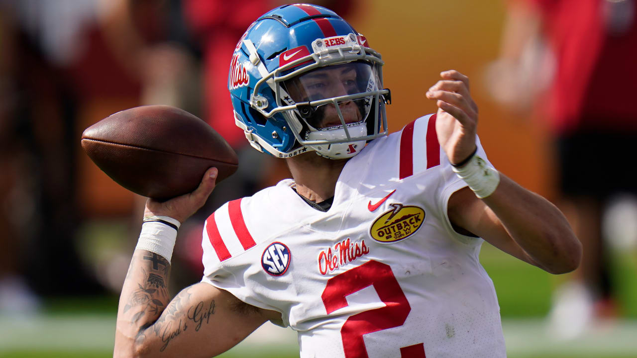 Carolina Panthers pick Ole Miss' Matt Corral in 2022 NFL Draft