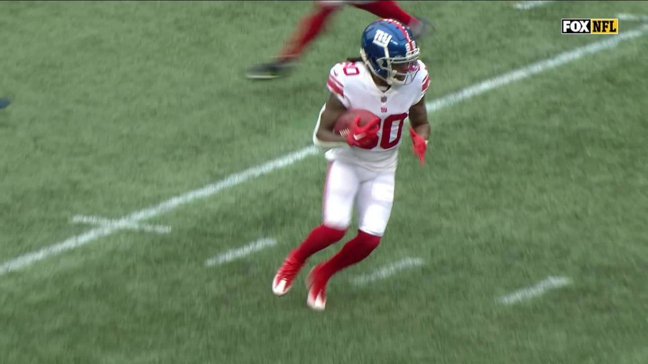 Giants' Richie James has recovered from lost fumbles during his comeback  season 