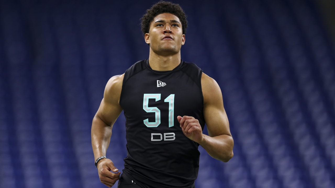 Safety Kyle Hamilton's 2022 NFL Scouting Combine workout
