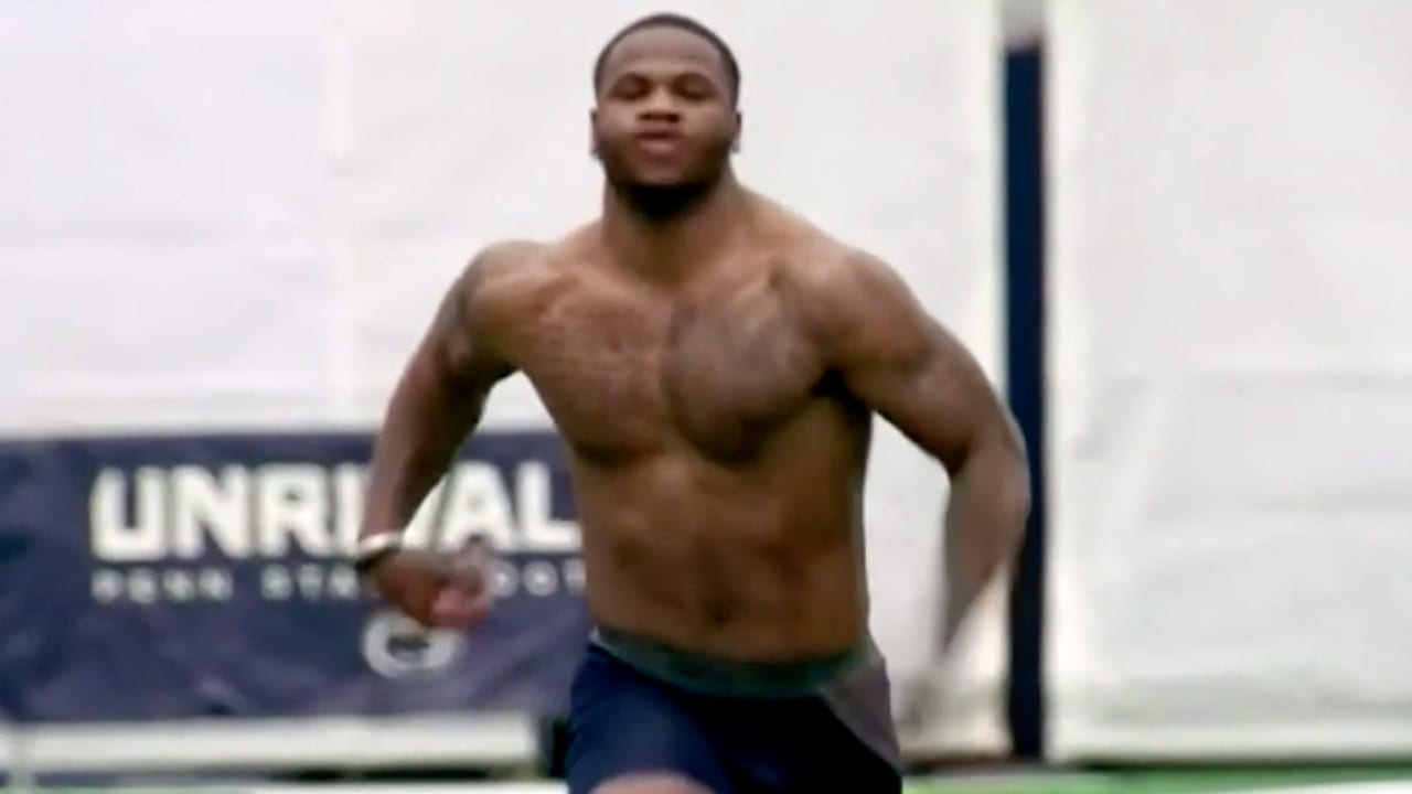 Penn State Nittany Lions linebacker Micah Parsons' pro day highlights