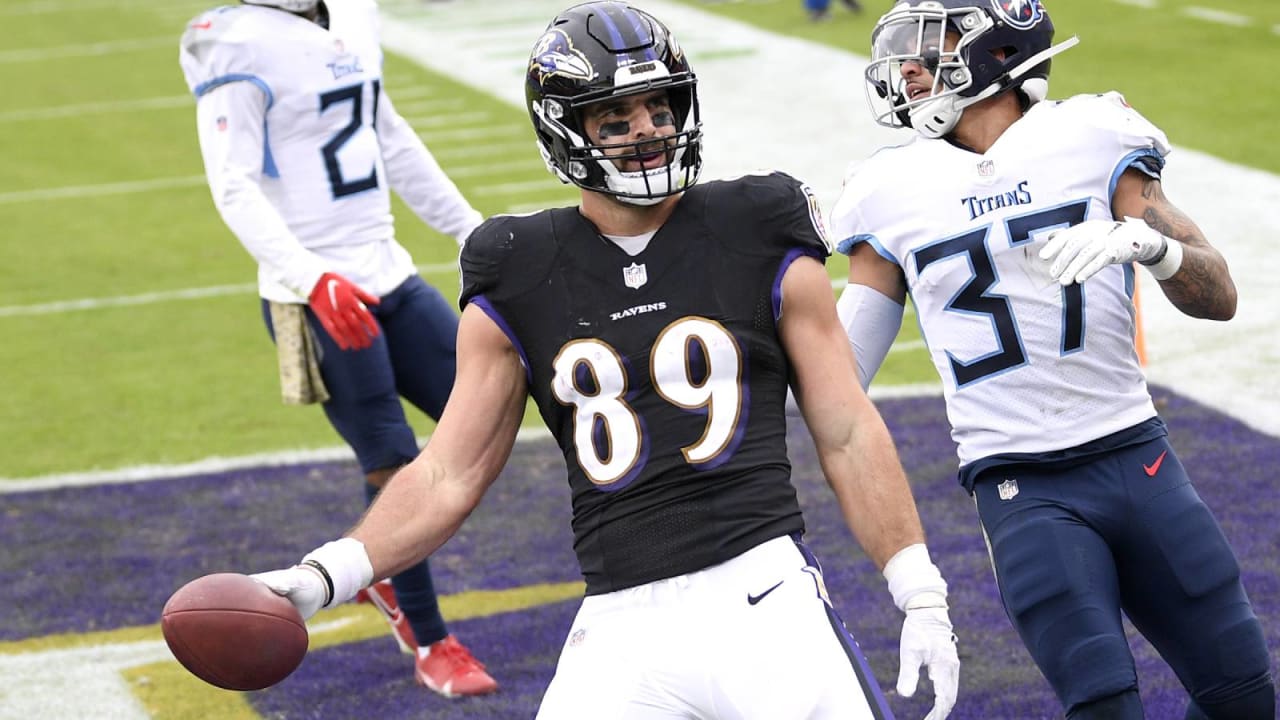 Baltimore Ravens TE Mark Andrews (89) pictured during warm-ups