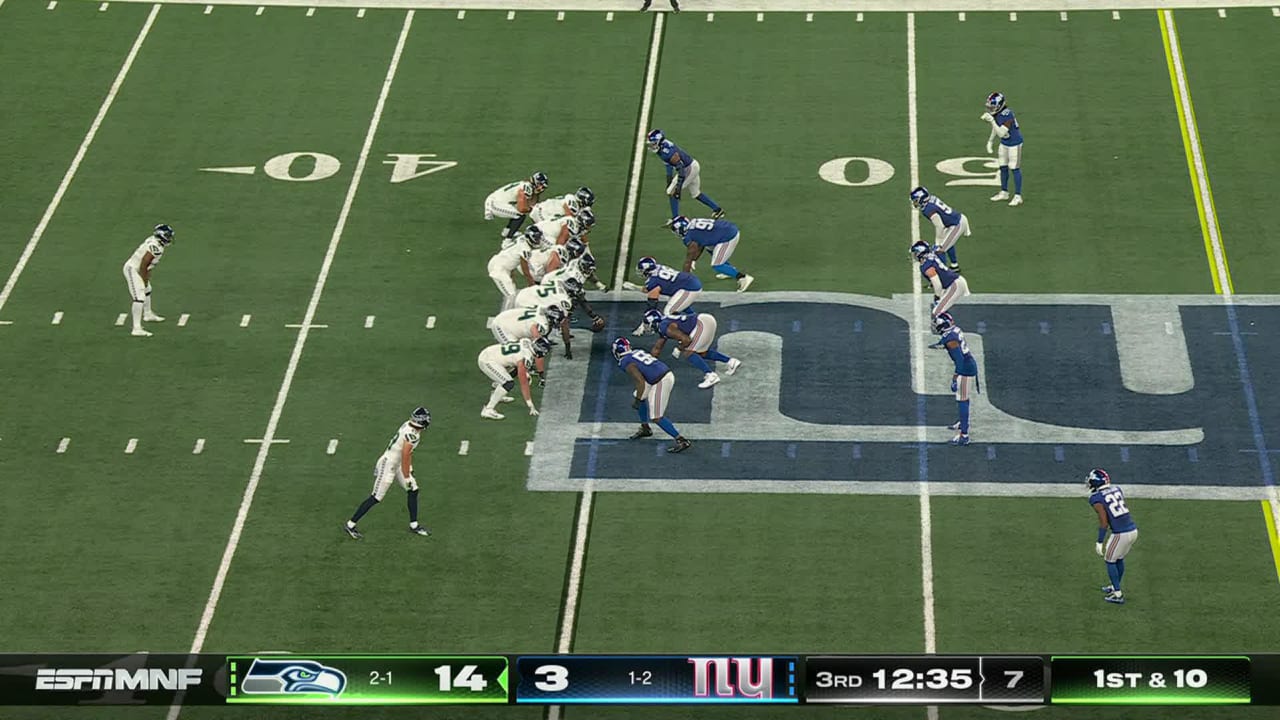 2023 Week 4 Seahawks at Giants Kenneth Walker III 1-Yard Touchdown Run  Highlight