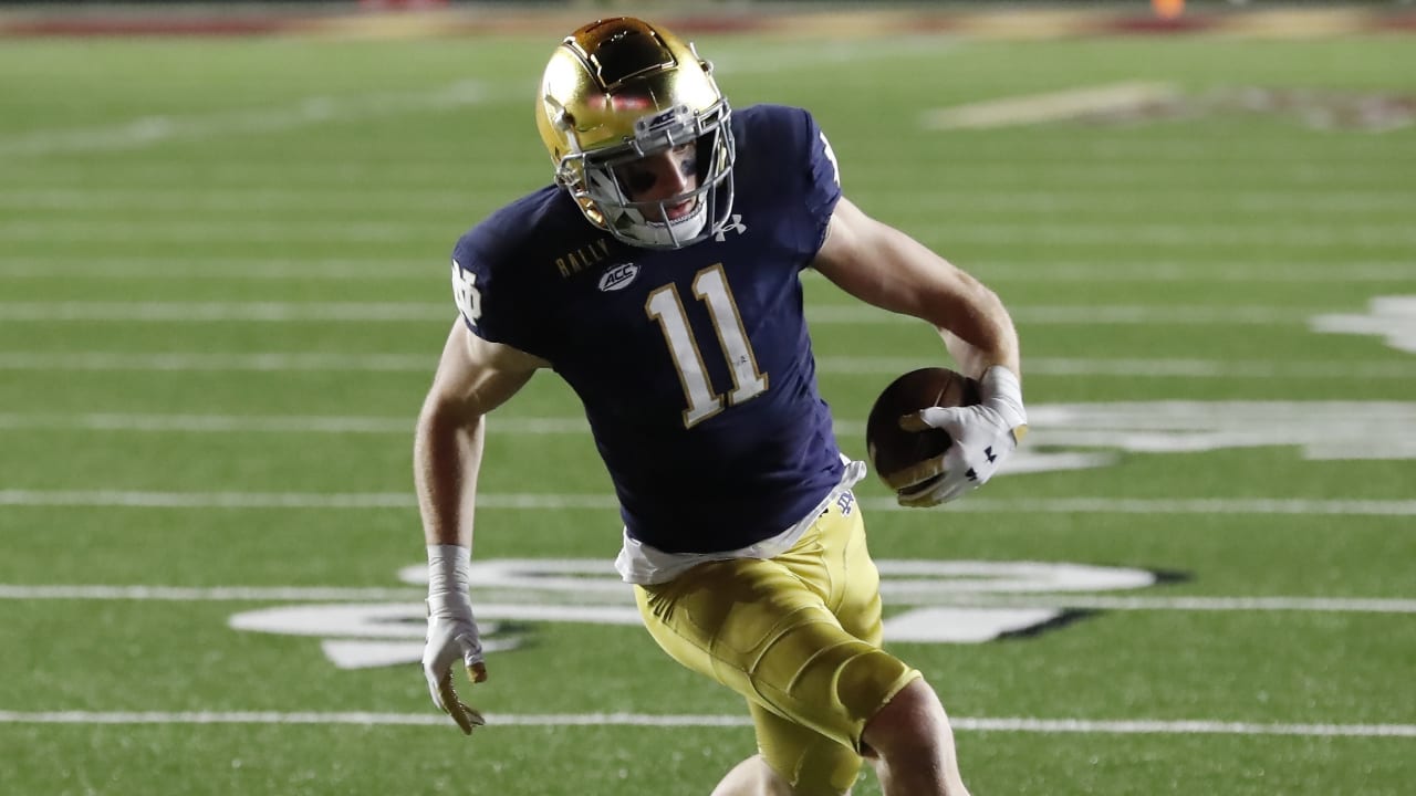 2021 NFL Draft: Wide Receiver Ben Skowronek, Notre Dame, Round 7, Pick 249