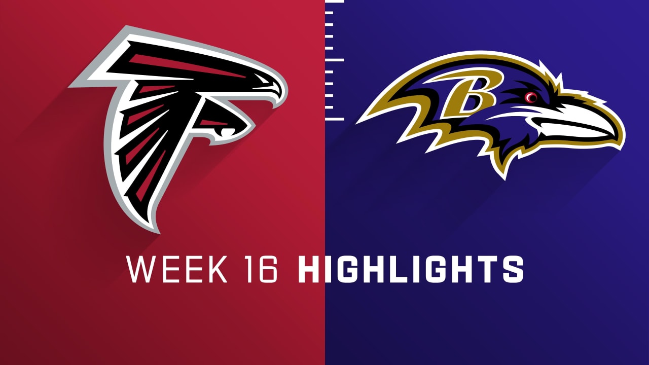Atlanta Falcons vs. Baltimore Ravens highlights Week 16