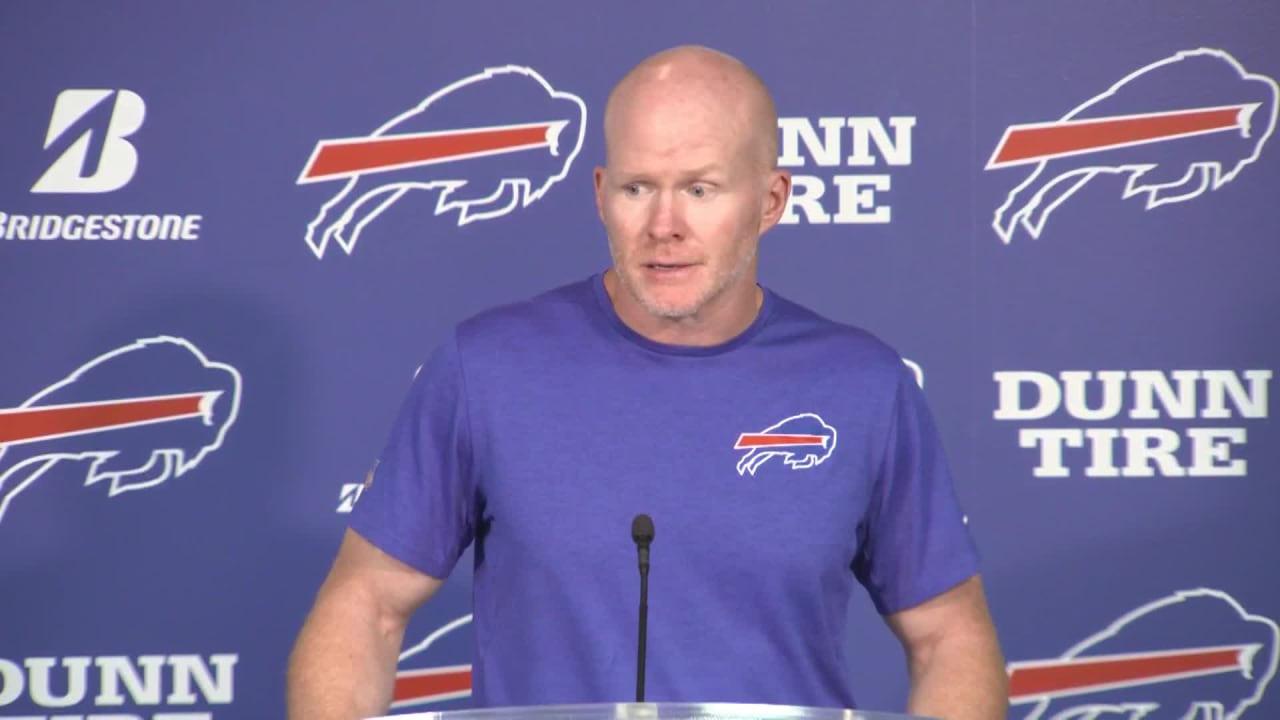 Buffalo Bills Head Coach Sean McDermott On Running Back LeSean McCoy ...