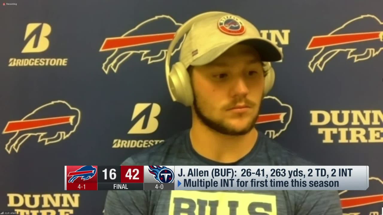 Buffalo Bills quarterback Josh Allen describes what went &hellip;