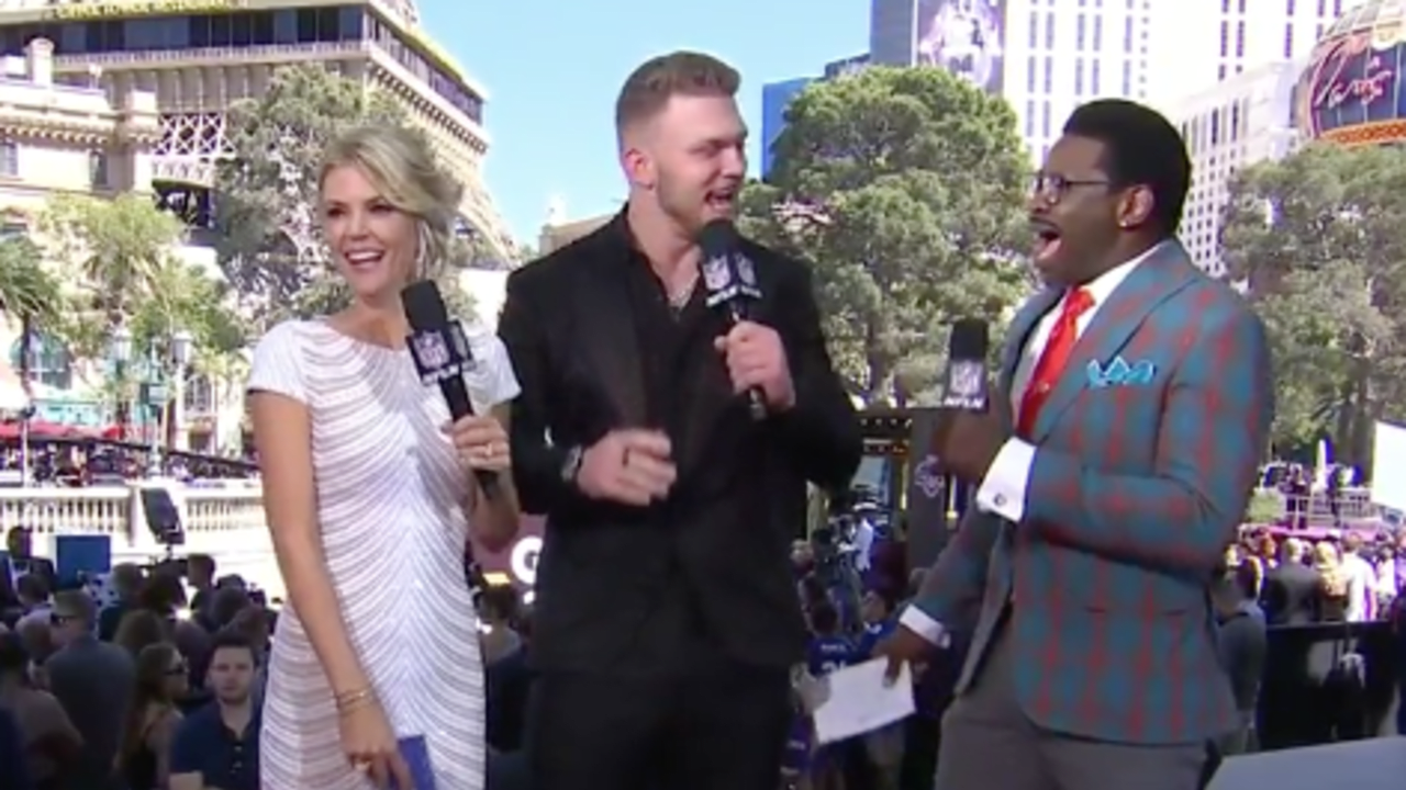 EDGE prospect Aidan Hutchinson explains his draft outfit to NFL Media's