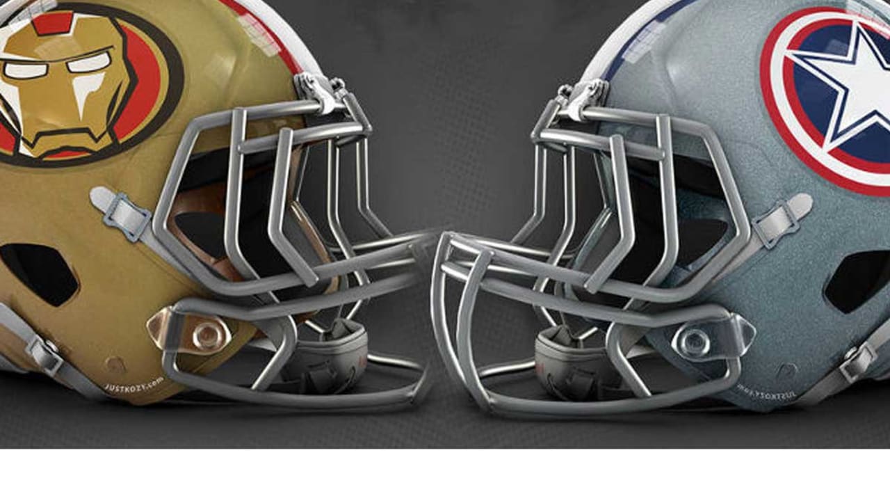 Artist gives all 32 NFL teams helmet re-design