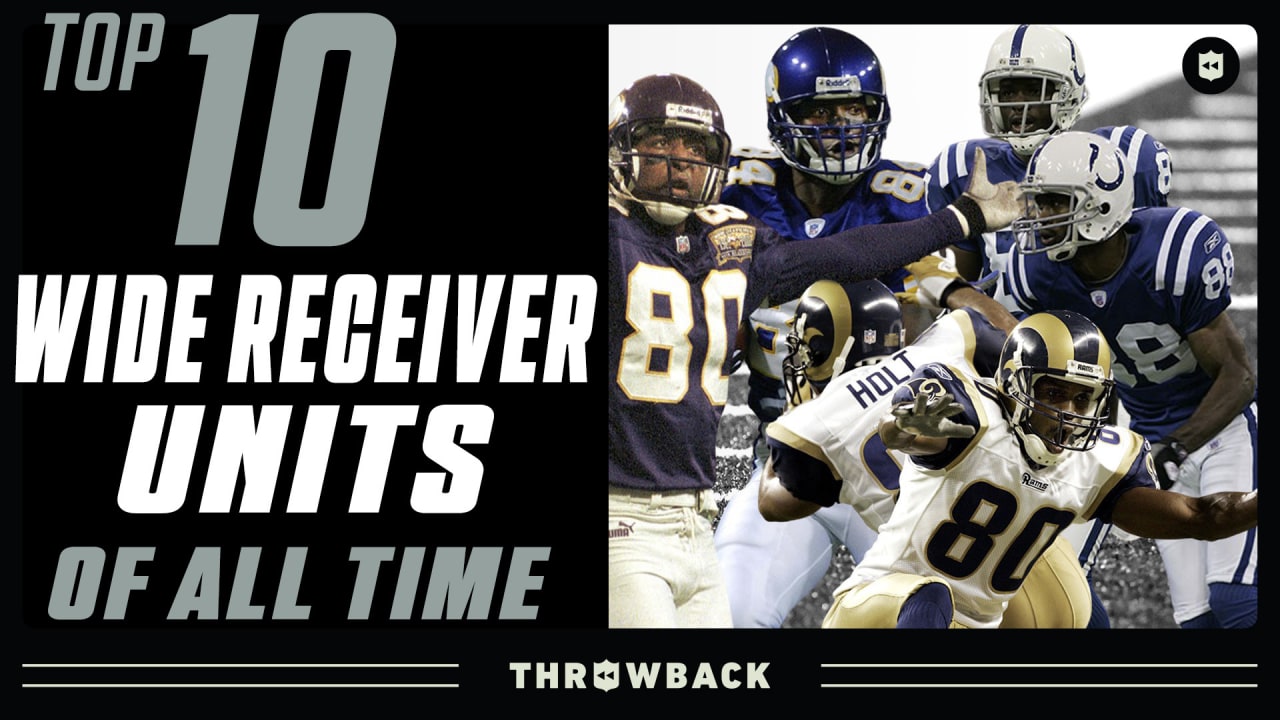 NFL Throwback Top 10 wide receiver units of all time