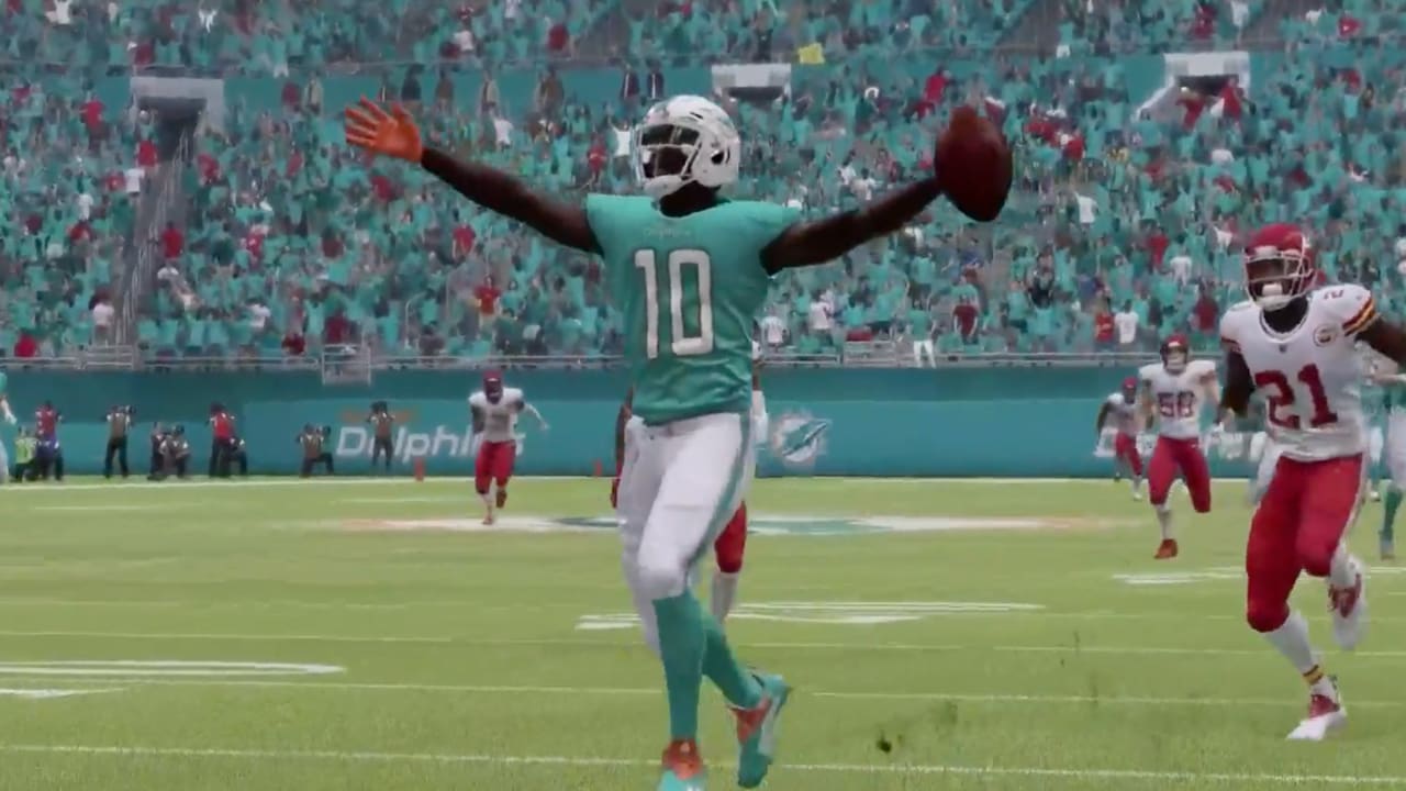 First look: WR Tyreek Hill in Miami Dolphins uniform in 'Madden NFL 22