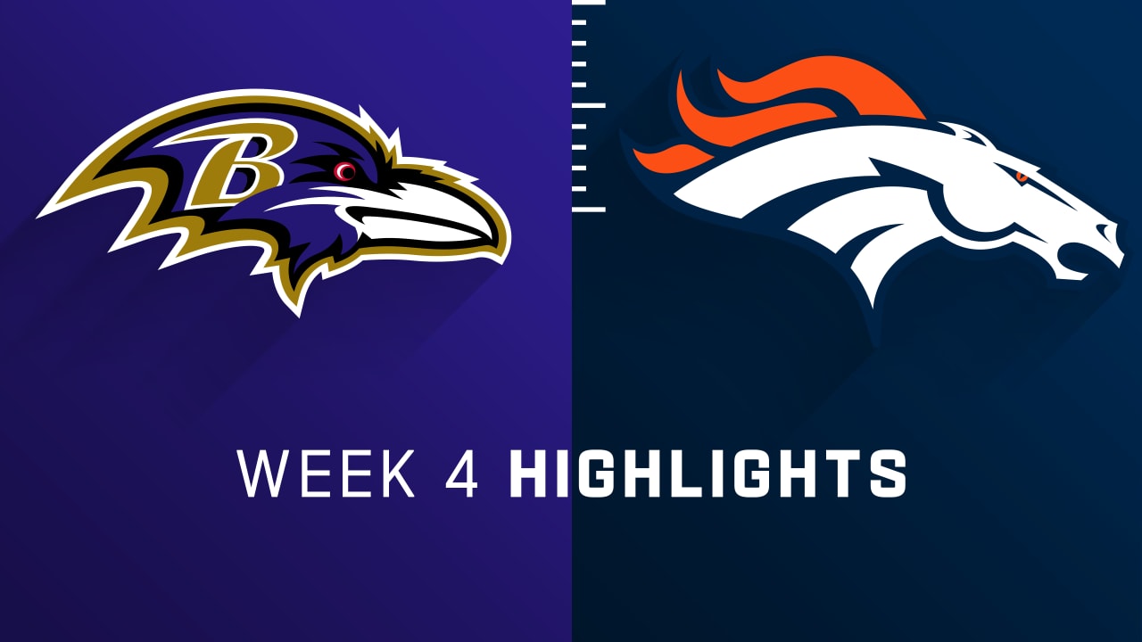 Ravens vs. Broncos Week 4 Highlights