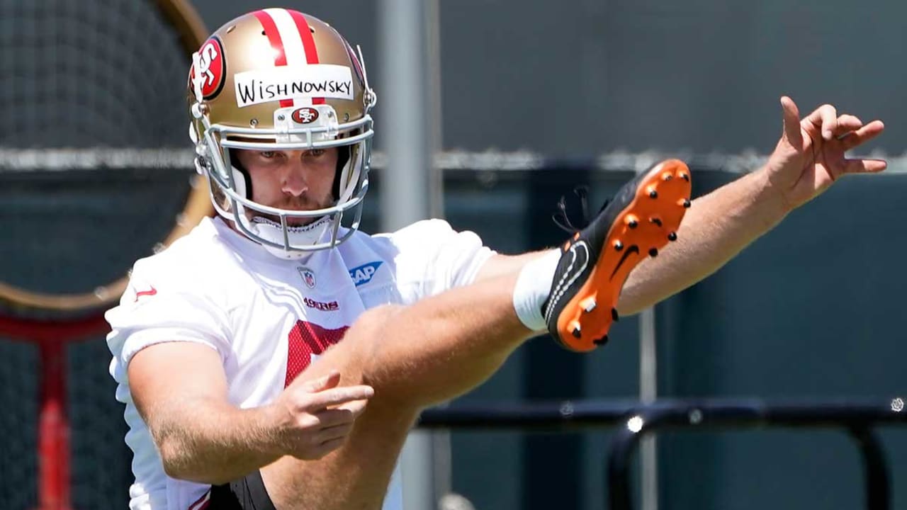 Mitch Wishnowsky gets 49ers' game ball after wife gives birth – NBC Sports  Bay Area & California