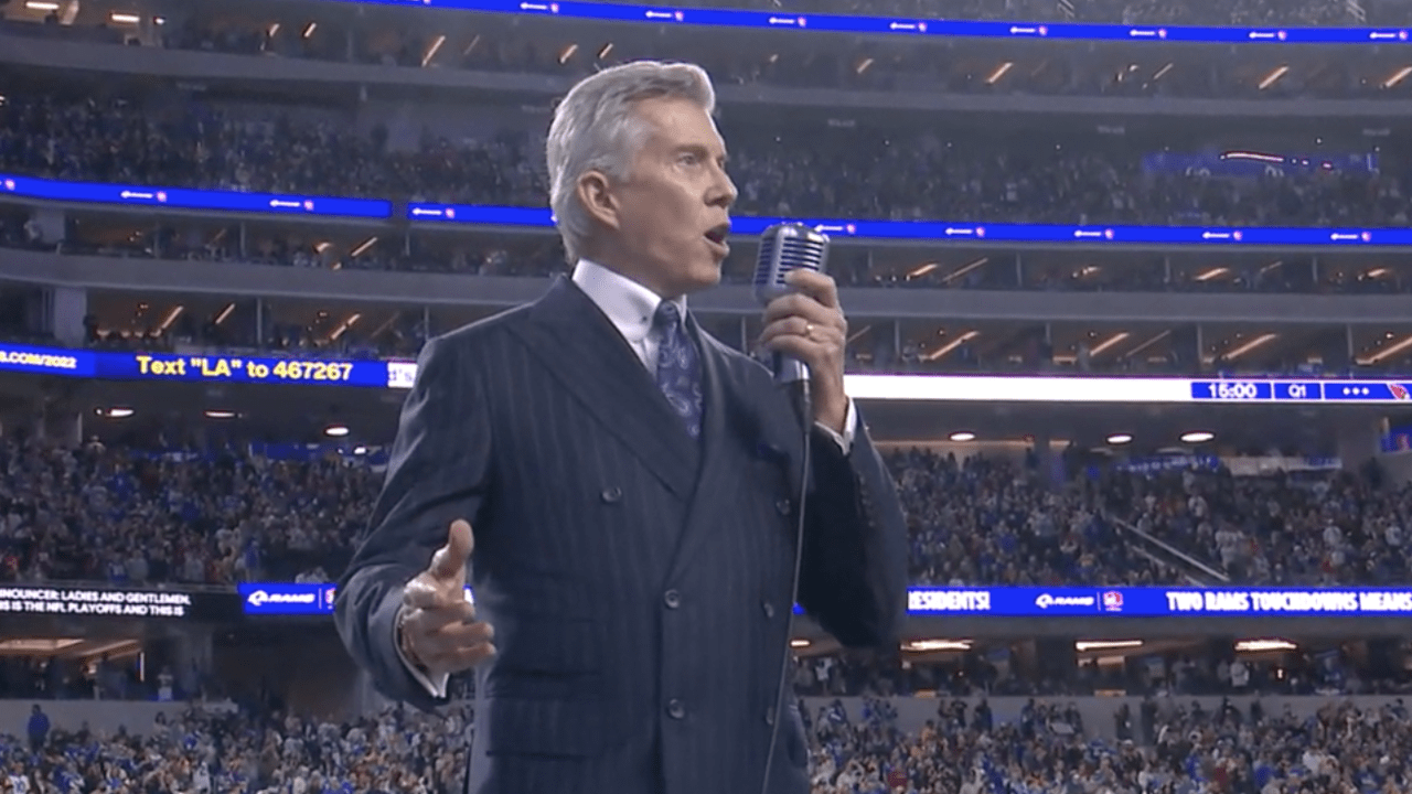 Michael Buffer opens Arizona Cardinals- Los Angeles Rams with iconic ...