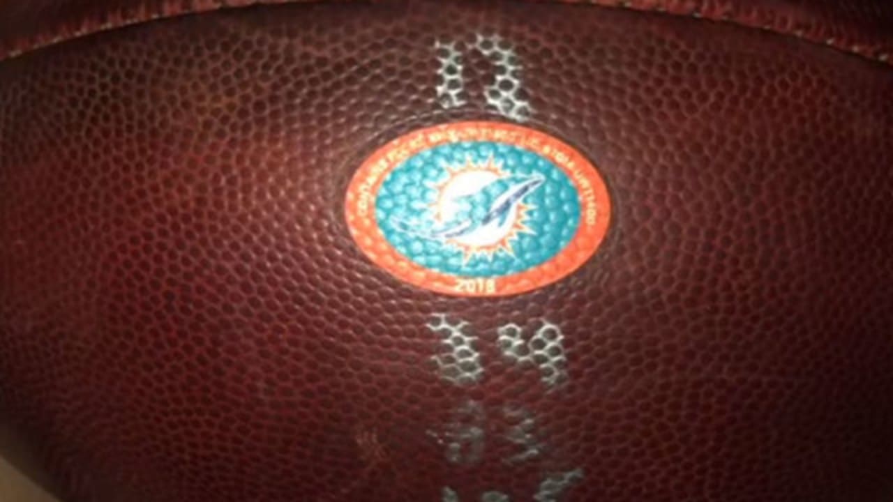 Kenyan Drake's Miami Miracle football on auction block 