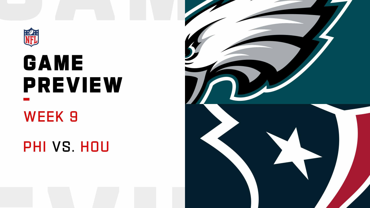 Next Gen Stats: Eagles vs. Texans preview