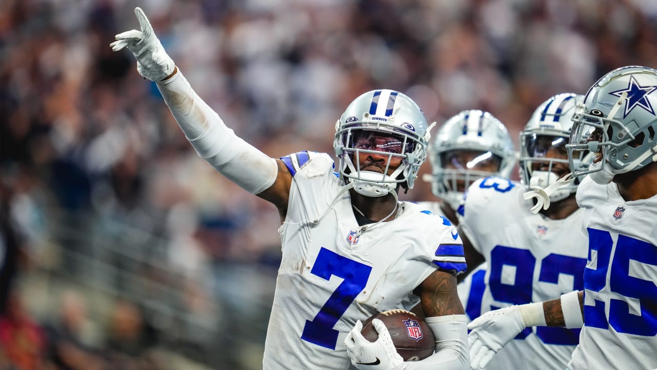 dallas cowboys defensive back trevon diggs best plays from 2 int game week 4