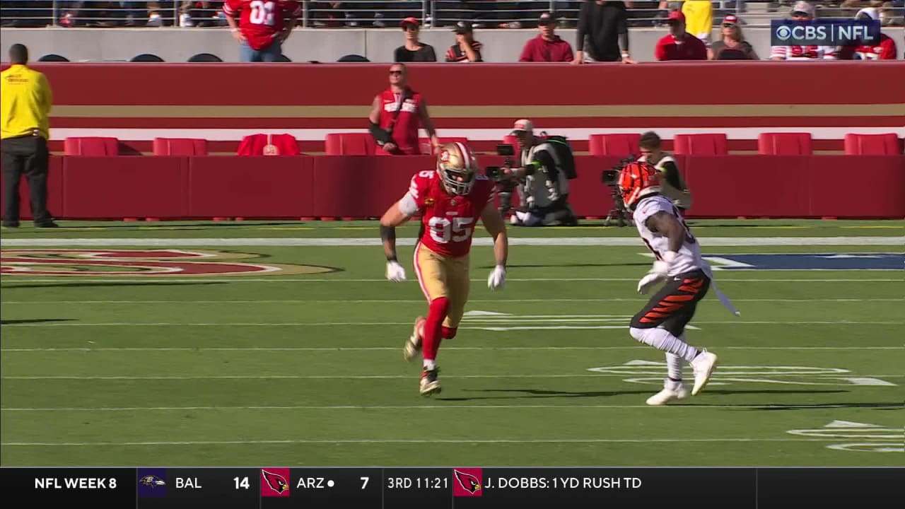 San Francisco 49ers Quarterback Brock Purdy Dots Finds Tight End George ...