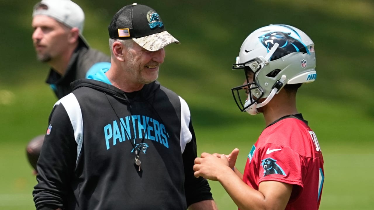 Reich: Panthers QB Bryce Young on track to play Sunday vs Vikings