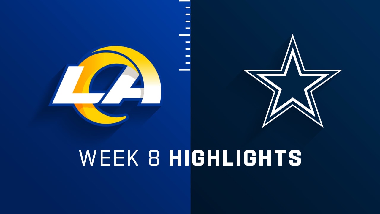 Los Angeles Rams Rams vs. Dallas Cowboys highlights Week 8