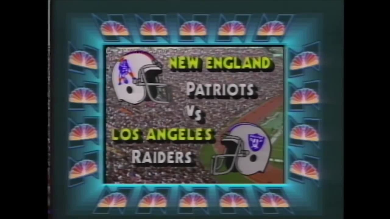 Boston vs. Los Angeles: The World Series of Football! (Patriots vs. Raiders,  1985 AFC DIV) 