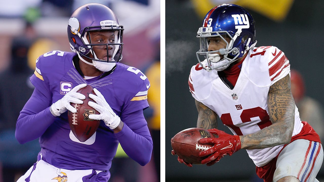 Odell Beckham Jr., Randy Moss swap jerseys before Monday Night Football 