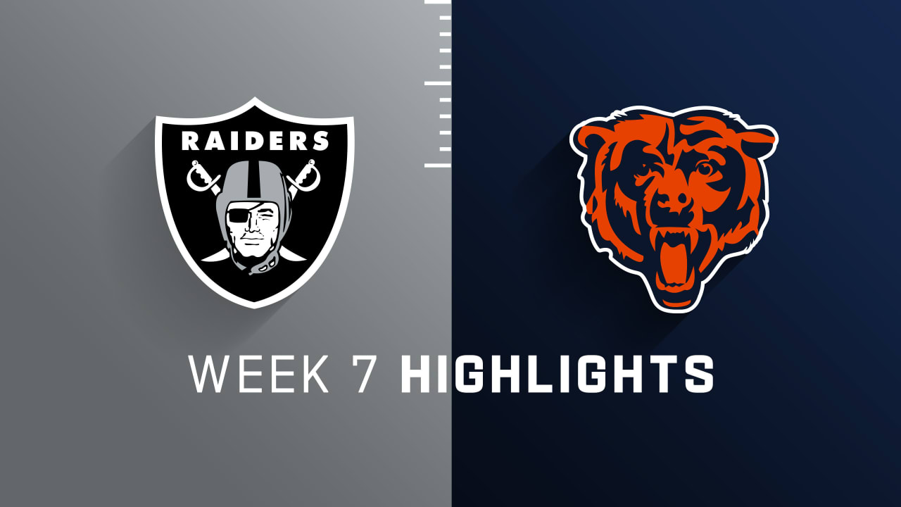 Las Vegas Raiders vs. Chicago Bears highlights Week 7