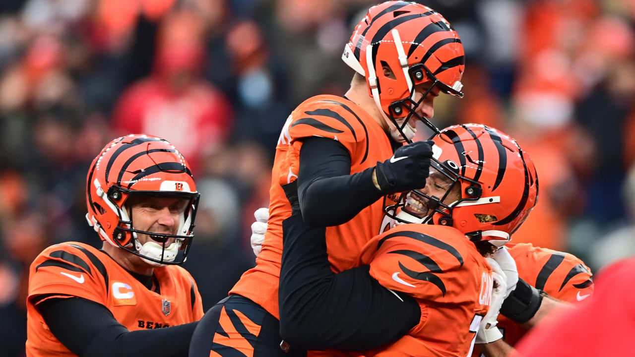 Cincinnati Bengals kicker Evan McPherson's gamewinning FG crowns