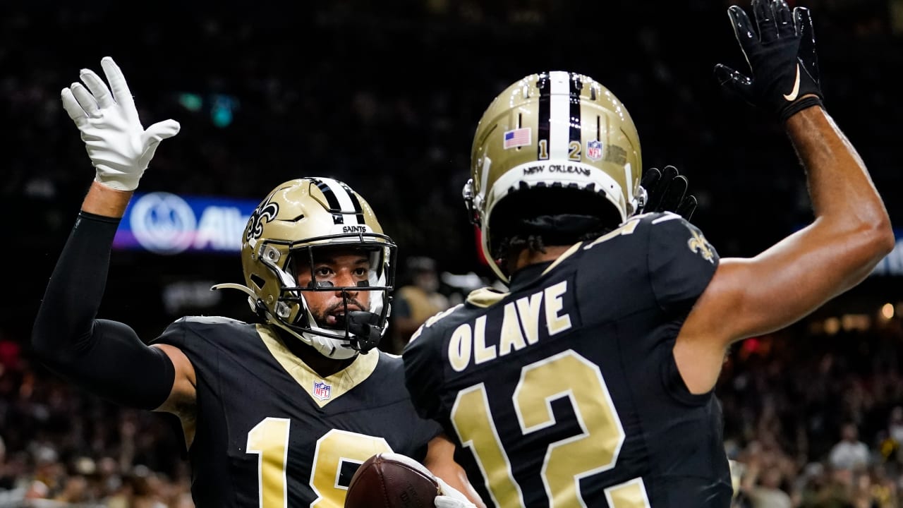 New Orleans Saints Derek Carr ends first Saints preseason drive with 4-yard  TD pass to wide receiver Keith Kirkwood