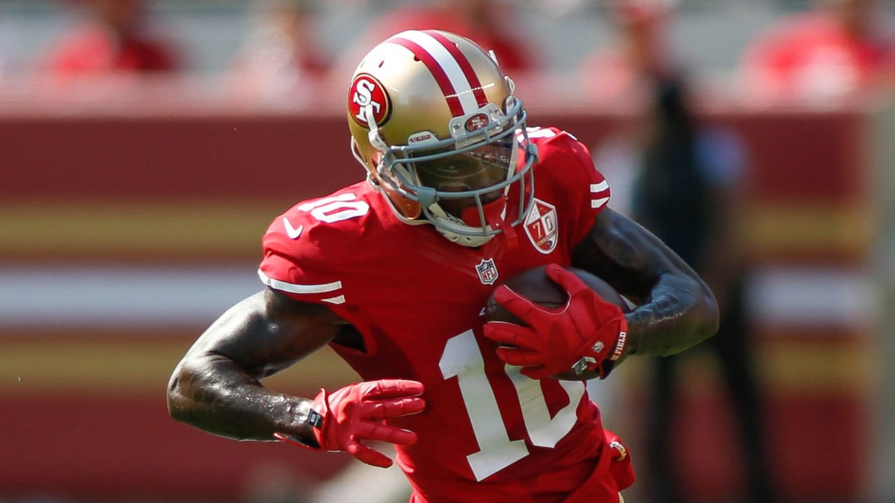 Wide receiver Marquise Goodwin released after reverting to 49ers