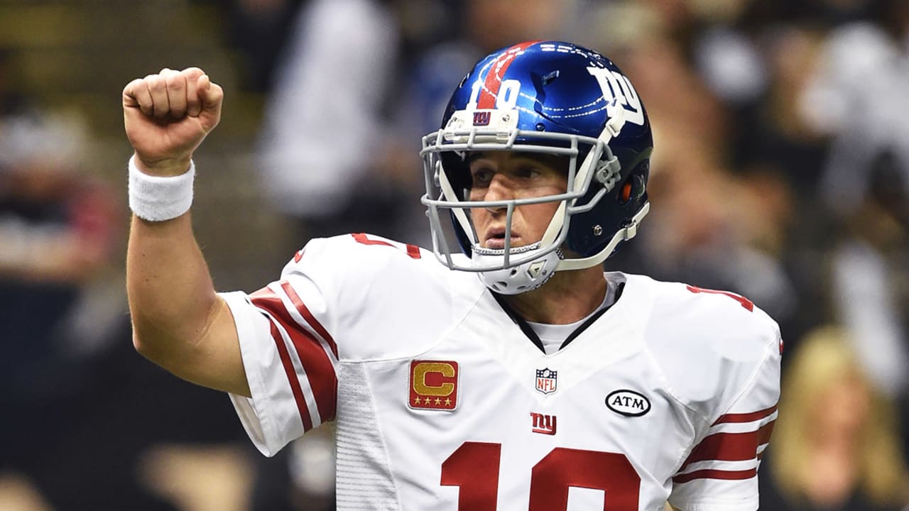 Eli Manning celebrating SL 151113
