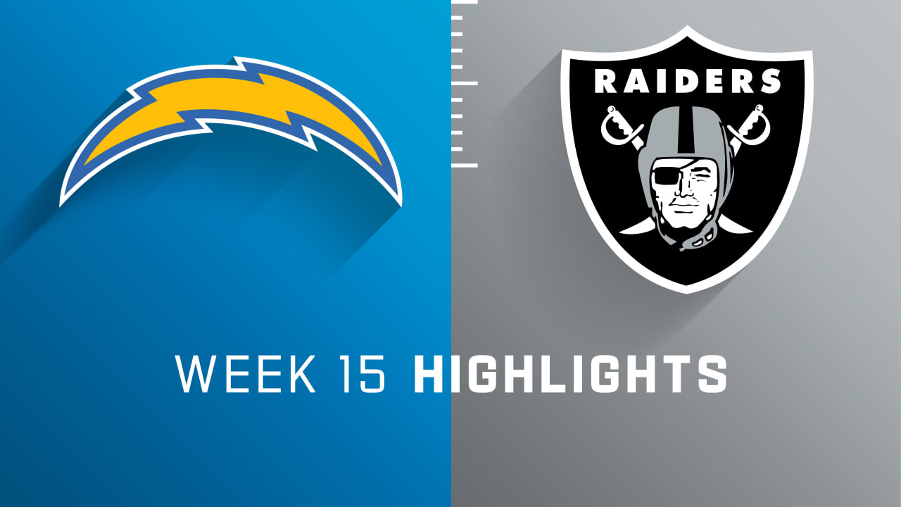 Los Angeles Chargers vs. Las Vegas Raiders highlights Week 15