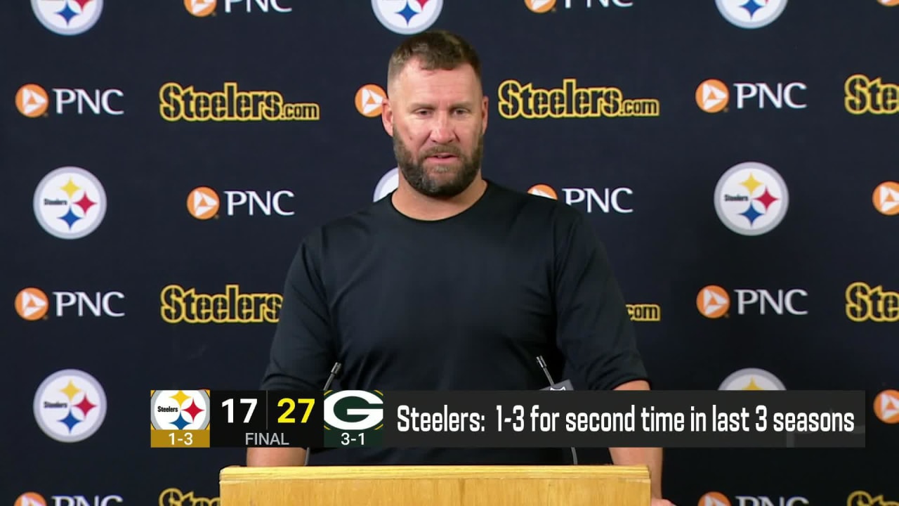 Pittsburgh Steelers quarterback Ben Roethlisberger after 1-3 start: 'We ...