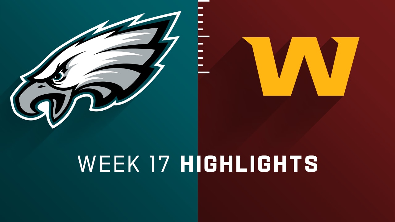 Philadelphia Eagles vs. Washington Football Team highlights | Week 17