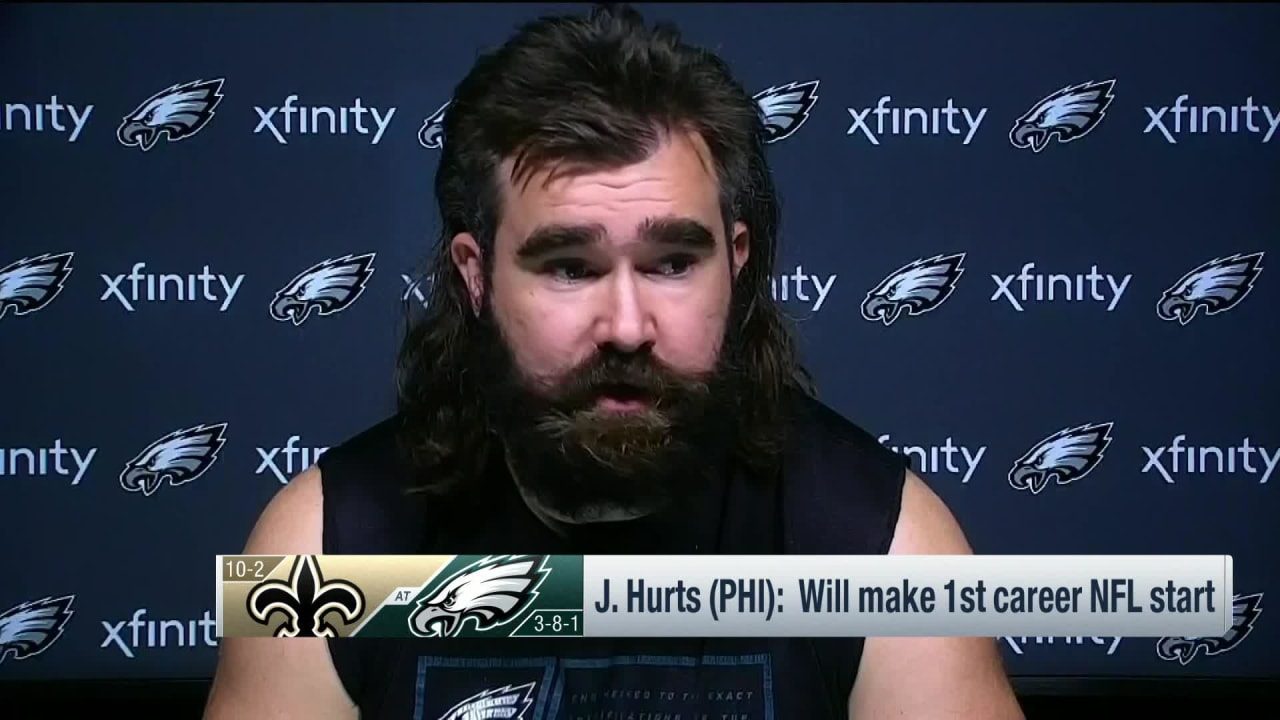 Philadelphia Eagles C Jason Kelce on QB switch: 'Whenever you're this bad, it's never just one