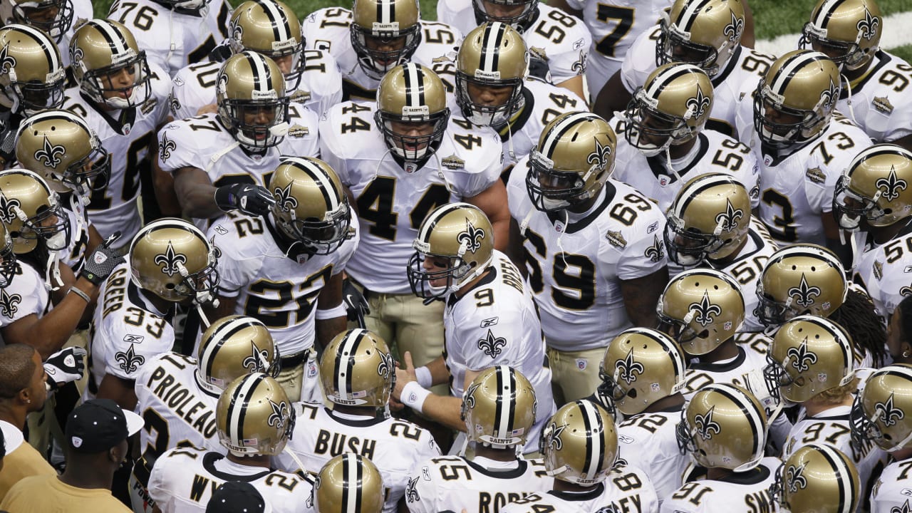 Saints Pregame Huddle vs. Raiders