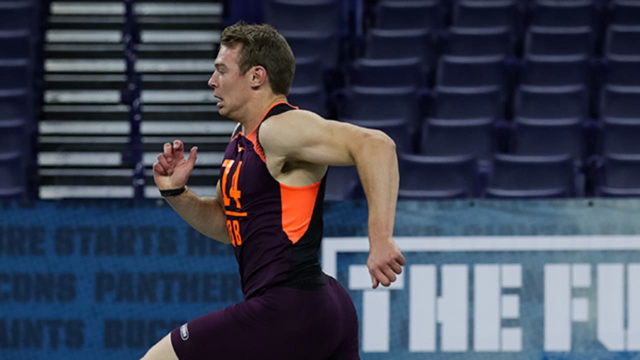 North Dakota State quarterback Easton Stick run an official 4.62 40