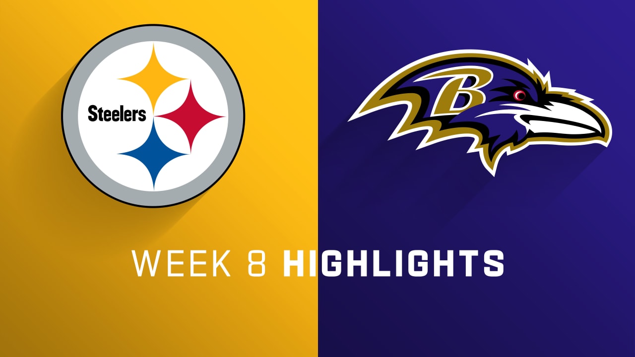 Pittsburgh Steelers vs. Baltimore Ravens highlights  Week 8 Pittsburgh Steelers vs. Baltimore Ravens highlights  Week 8