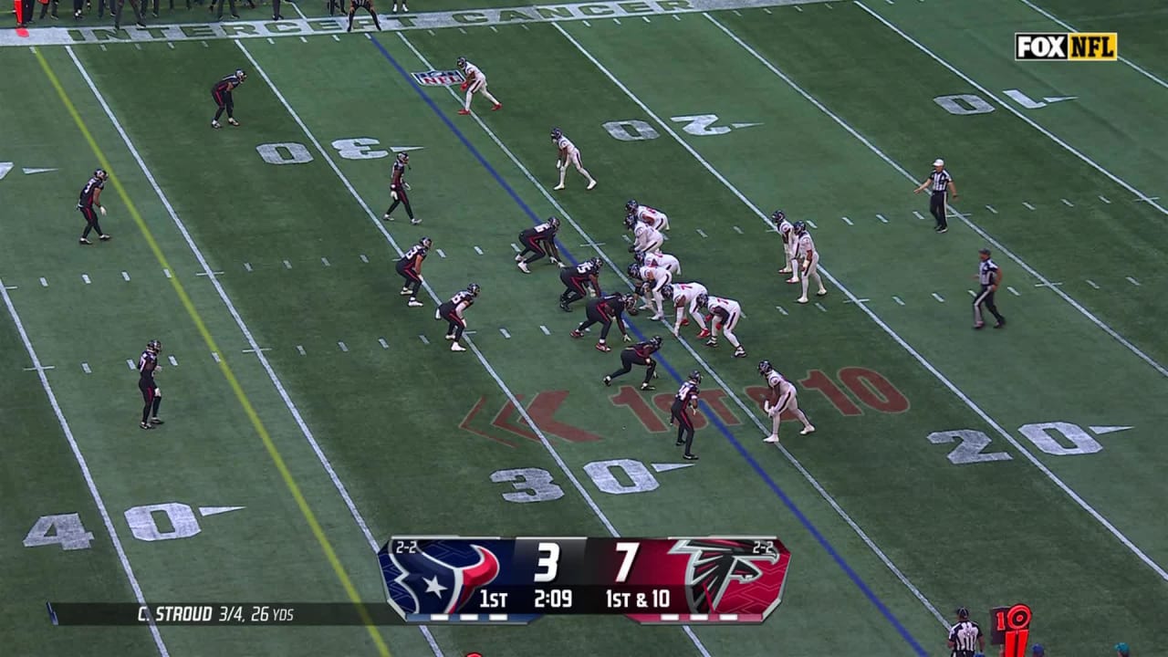 Houston Texans wide receiver Tank Dell makes his way to the field