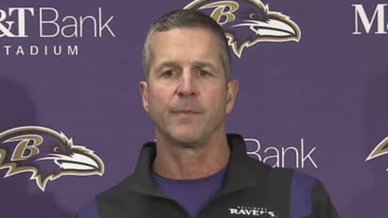 Baltimore Ravens Head Coach John Harbaugh On Going For It On Fourth-and ...