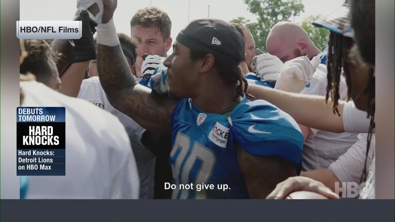 Detroit Lions running back Jamaal Williams delivers passionate 'Hard Knocks'  speech at Lions camp