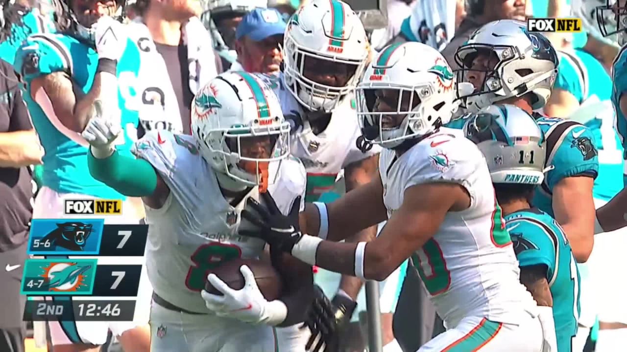 Miami Dolphins safety Jevon Holland reads Cam Newton like a book for ...