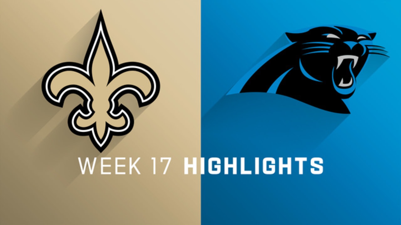 Saints vs. Panthers highlights  Week 17