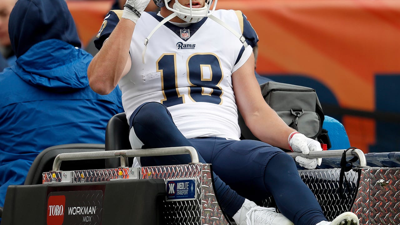 Rams WR Cooper Kupp carted off after horse-collar tackle, but returns after  halftime