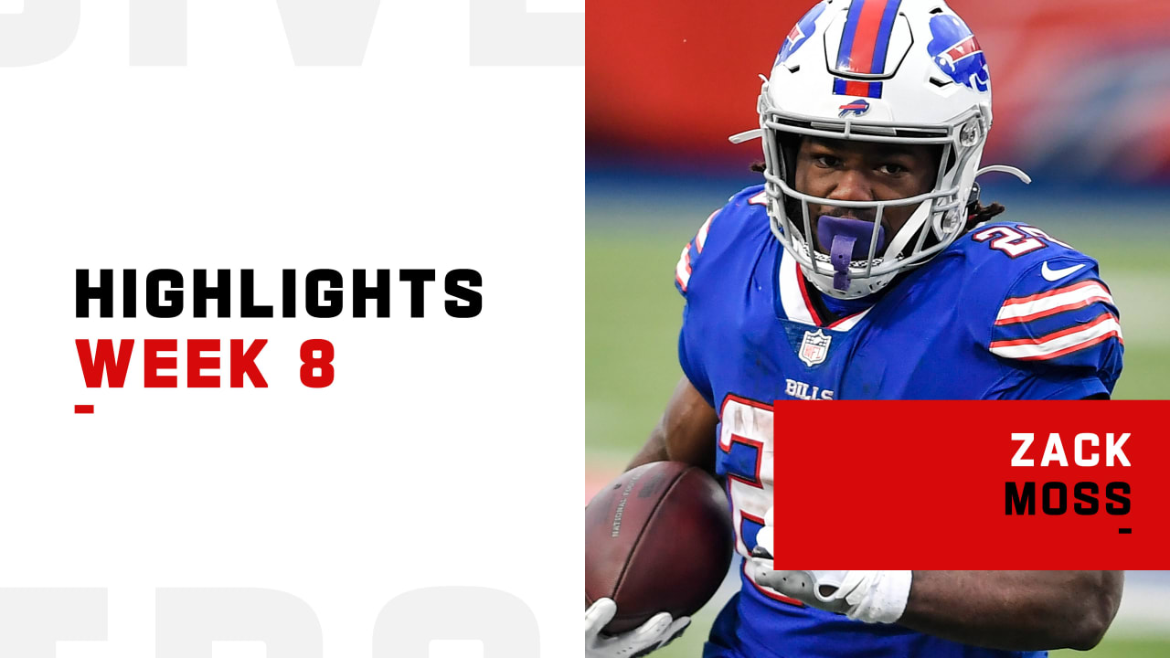 Bills Running Back Zack Moss Runs For Pair Of Touchdowns In Win Over  Patriots