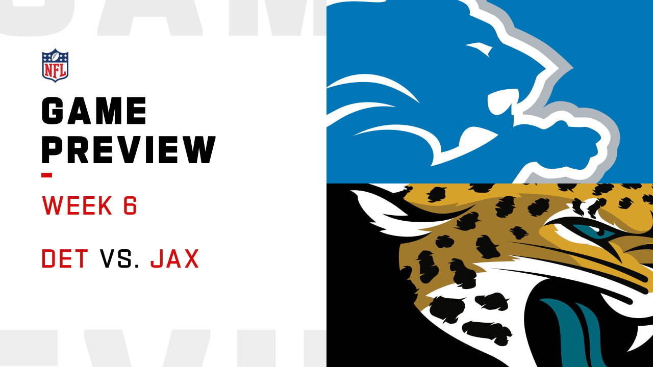 Detroit Lions vs. Jacksonville Jaguars preview Week 6